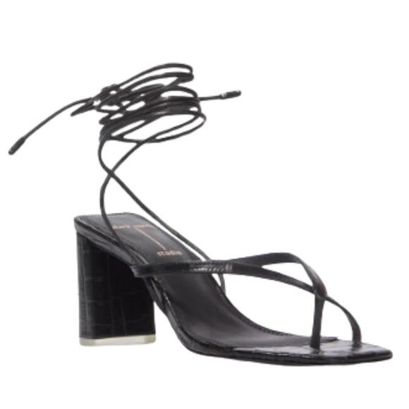 BLACK SUEDE STUDIO Delilah Strappy Sandal Wraparound Ankle Women's EU 41 US 10 - Picture 1 of 10